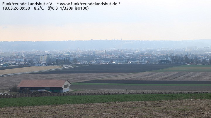 Archiv Foto Webcam Blick auf Landshut in Niederbayern