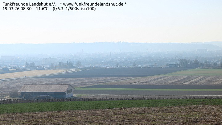 Archiv Foto Webcam Blick auf Landshut in Niederbayern