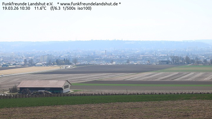Archiv Foto Webcam Blick auf Landshut in Niederbayern