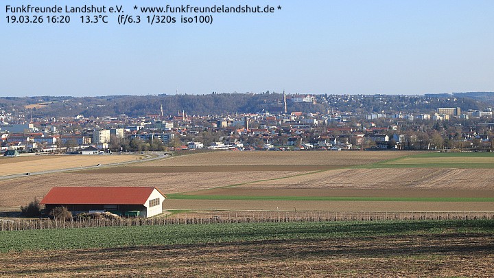 Archiv Foto Webcam Blick auf Landshut in Niederbayern