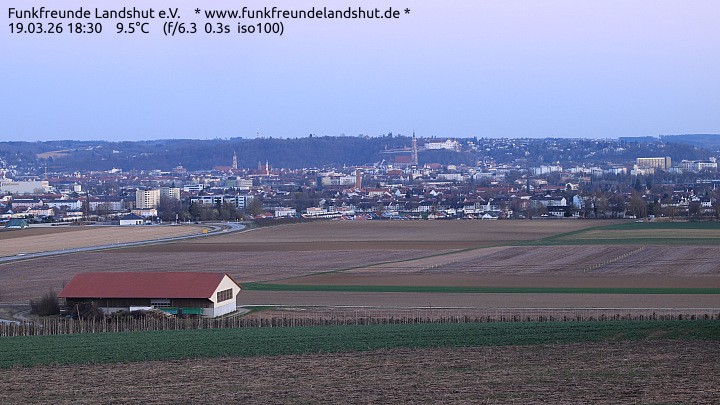 Archiv Foto Webcam Blick auf Landshut in Niederbayern
