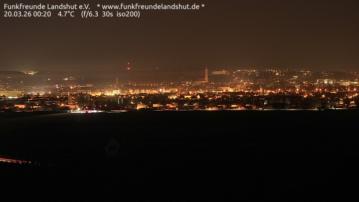 Archiv Foto Webcam Blick auf Landshut in Niederbayern