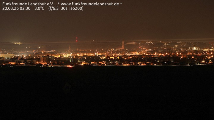 Archiv Foto Webcam Blick auf Landshut in Niederbayern