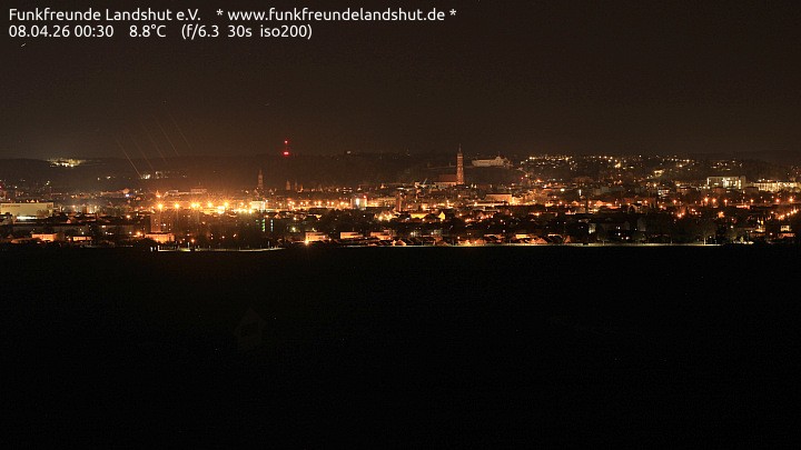 Archiv Foto Webcam Blick auf Landshut in Niederbayern
