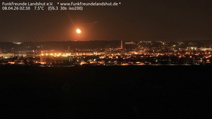 Archiv Foto Webcam Blick auf Landshut in Niederbayern