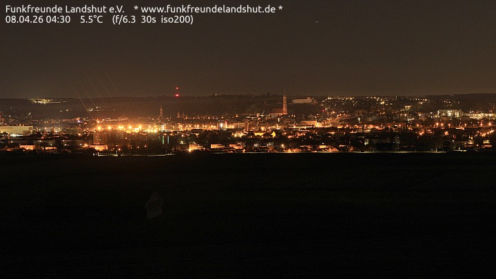 Archiv Foto Webcam Blick auf Landshut in Niederbayern