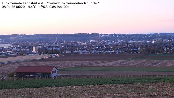 Archiv Foto Webcam Blick auf Landshut in Niederbayern