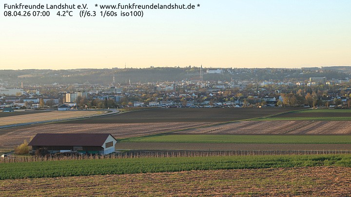 Archiv Foto Webcam Blick auf Landshut in Niederbayern