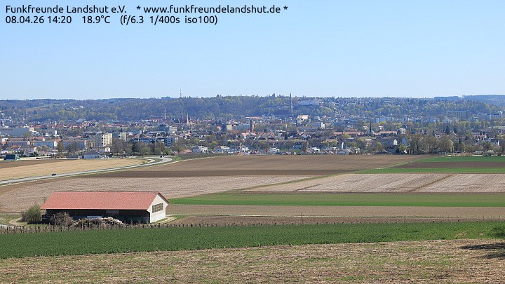 Archiv Foto Webcam Blick auf Landshut in Niederbayern