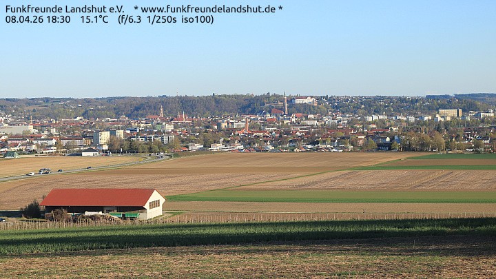 Archiv Foto Webcam Blick auf Landshut in Niederbayern