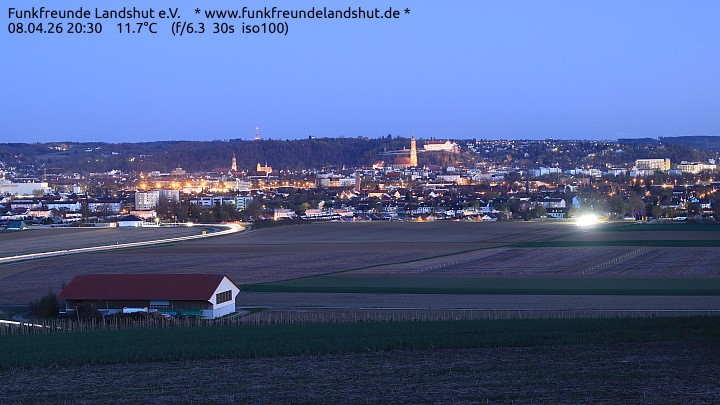 Archiv Foto Webcam Blick auf Landshut in Niederbayern