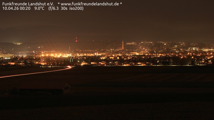 Archiv Foto Webcam Blick auf Landshut in Niederbayern
