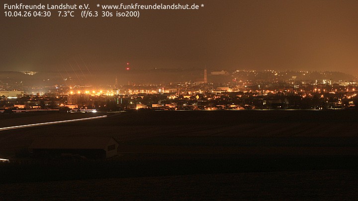 Archiv Foto Webcam Blick auf Landshut in Niederbayern