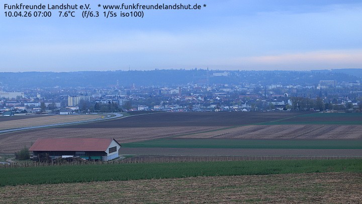Archiv Foto Webcam Blick auf Landshut in Niederbayern