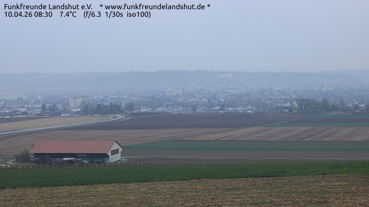 Archiv Foto Webcam Blick auf Landshut in Niederbayern
