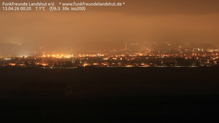 Archiv Foto Webcam Blick auf Landshut in Niederbayern