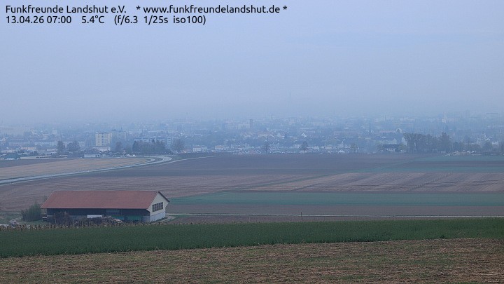Archiv Foto Webcam Blick auf Landshut in Niederbayern