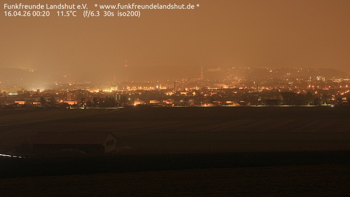 Archiv Foto Webcam Blick auf Landshut in Niederbayern