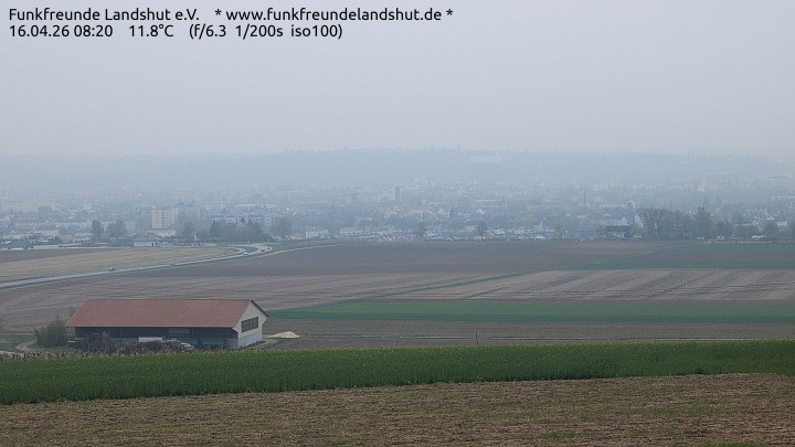 Archiv Foto Webcam Blick auf Landshut in Niederbayern