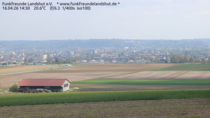 Archiv Foto Webcam Blick auf Landshut in Niederbayern
