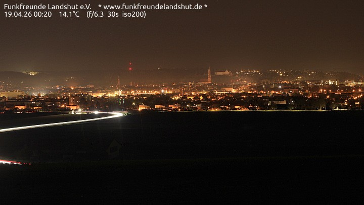 Archiv Foto Webcam Blick auf Landshut in Niederbayern