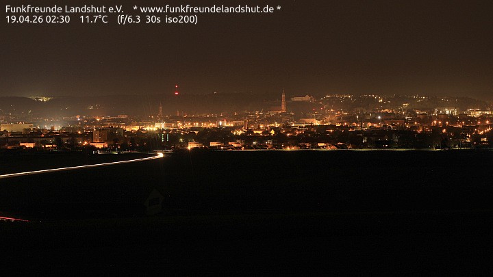 Archiv Foto Webcam Blick auf Landshut in Niederbayern