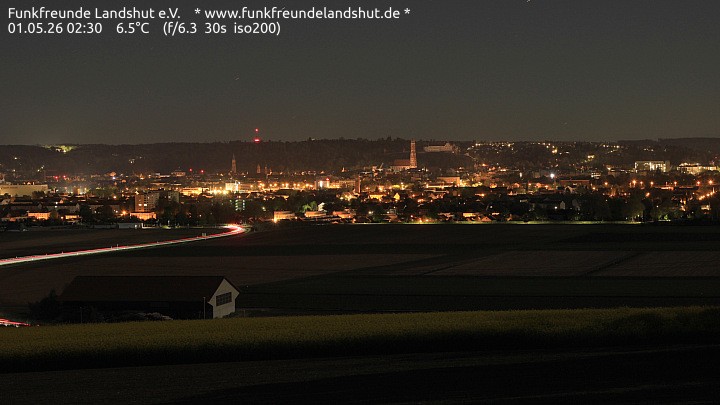 Archiv Foto Webcam Blick auf Landshut in Niederbayern