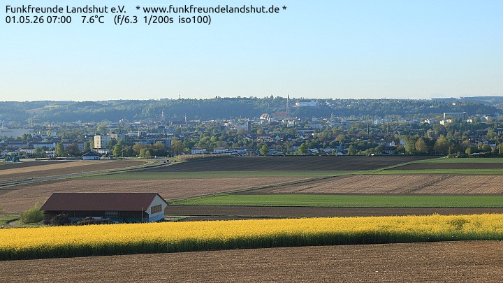 Archiv Foto Webcam Blick auf Landshut in Niederbayern