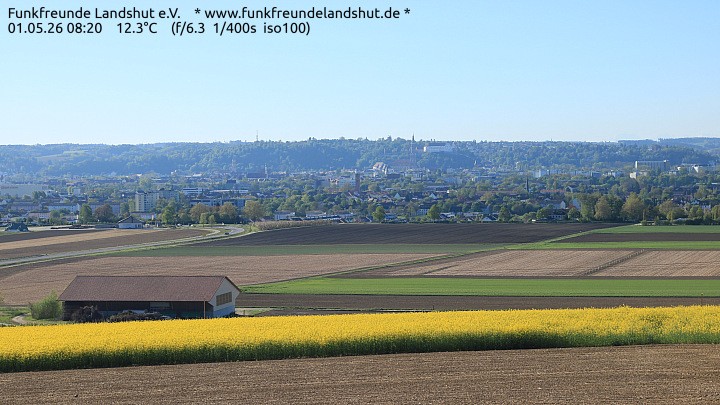 Archiv Foto Webcam Blick auf Landshut in Niederbayern