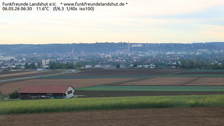 Archiv Foto Webcam Blick auf Landshut in Niederbayern