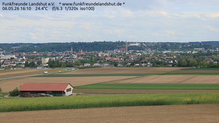 Archiv Foto Webcam Blick auf Landshut in Niederbayern