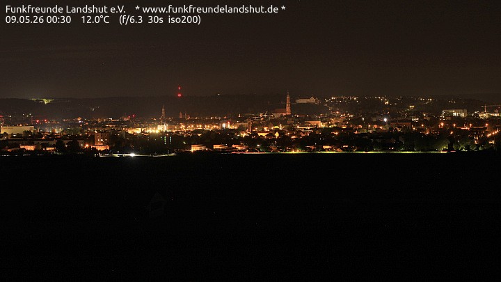 Archiv Foto Webcam Blick auf Landshut in Niederbayern