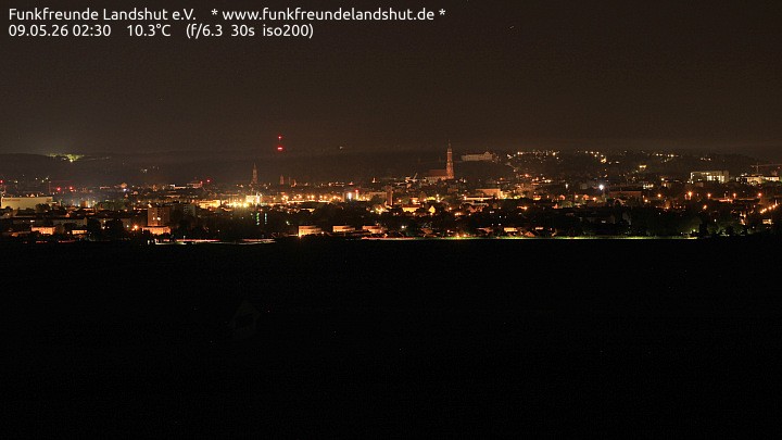 Archiv Foto Webcam Blick auf Landshut in Niederbayern