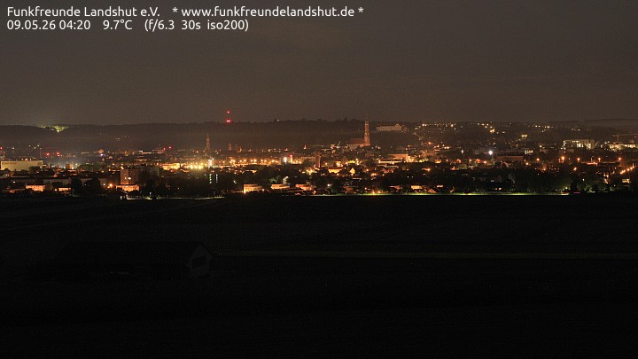 Archiv Foto Webcam Blick auf Landshut in Niederbayern