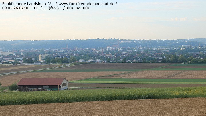 Archiv Foto Webcam Blick auf Landshut in Niederbayern