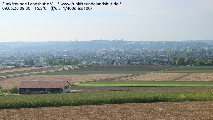 Archiv Foto Webcam Blick auf Landshut in Niederbayern