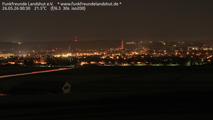 Archiv Foto Webcam Blick auf Landshut in Niederbayern