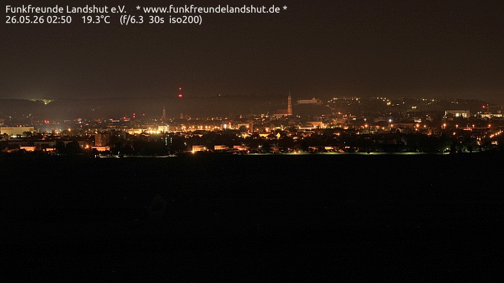 Archiv Foto Webcam Blick auf Landshut in Niederbayern