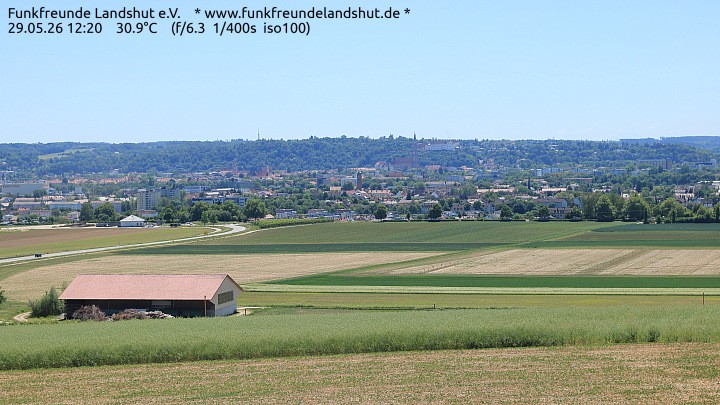 Archiv Foto Webcam Blick auf Landshut in Niederbayern