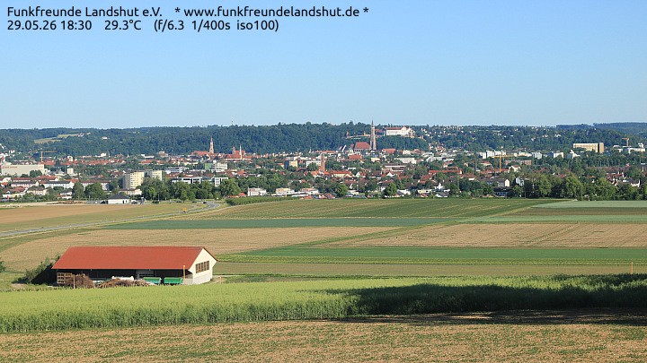 Archiv Foto Webcam Blick auf Landshut in Niederbayern