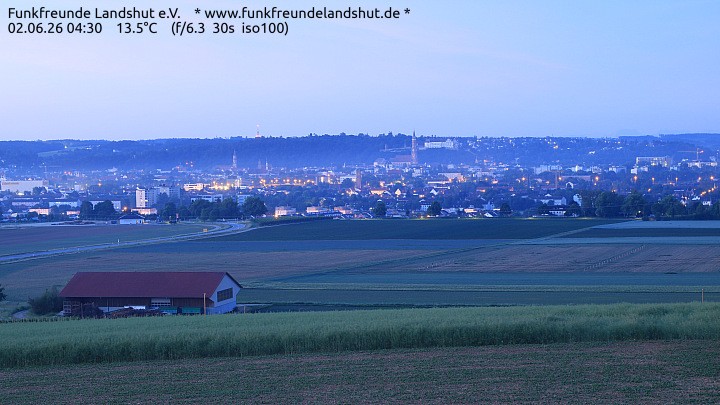 Archiv Foto Webcam Blick auf Landshut in Niederbayern