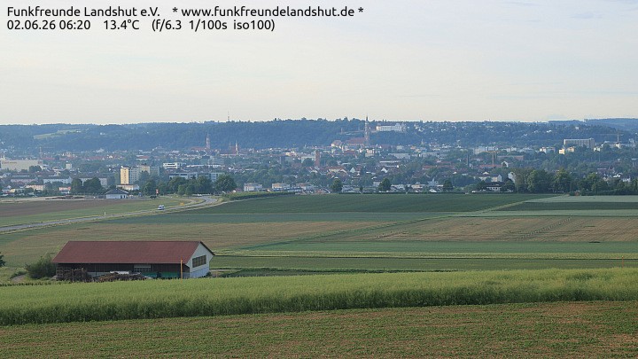 Archiv Foto Webcam Blick auf Landshut in Niederbayern