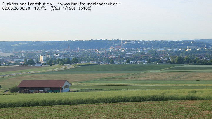 Archiv Foto Webcam Blick auf Landshut in Niederbayern