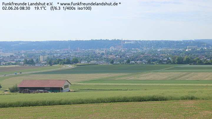 Archiv Foto Webcam Blick auf Landshut in Niederbayern