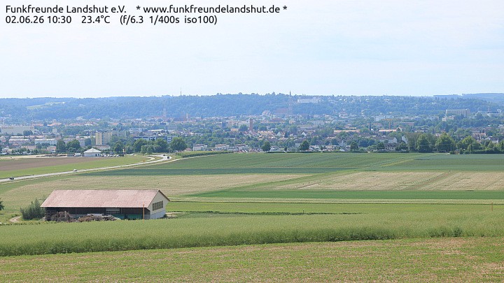 Archiv Foto Webcam Blick auf Landshut in Niederbayern