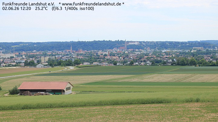 Archiv Foto Webcam Blick auf Landshut in Niederbayern