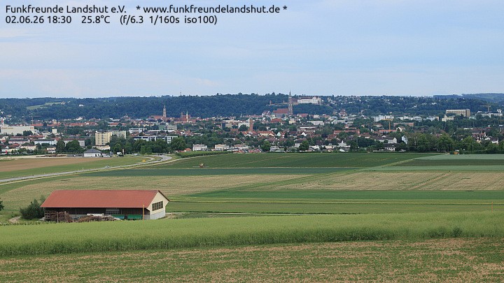 Archiv Foto Webcam Blick auf Landshut in Niederbayern