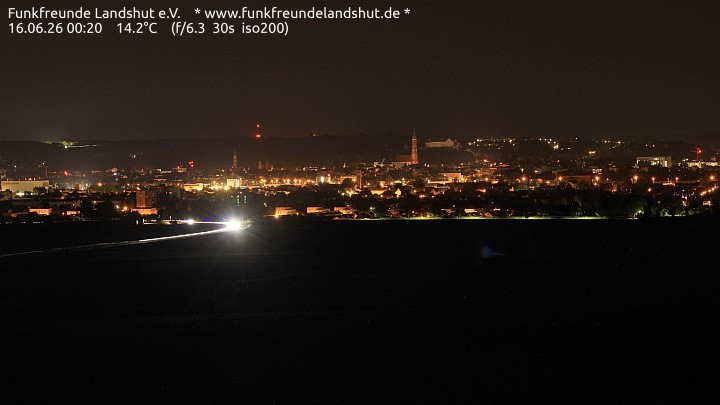 Archiv Foto Webcam Blick auf Landshut in Niederbayern