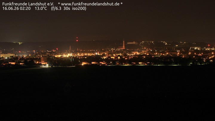 Archiv Foto Webcam Blick auf Landshut in Niederbayern