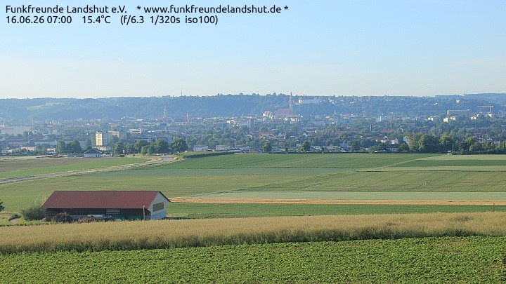 Archiv Foto Webcam Blick auf Landshut in Niederbayern